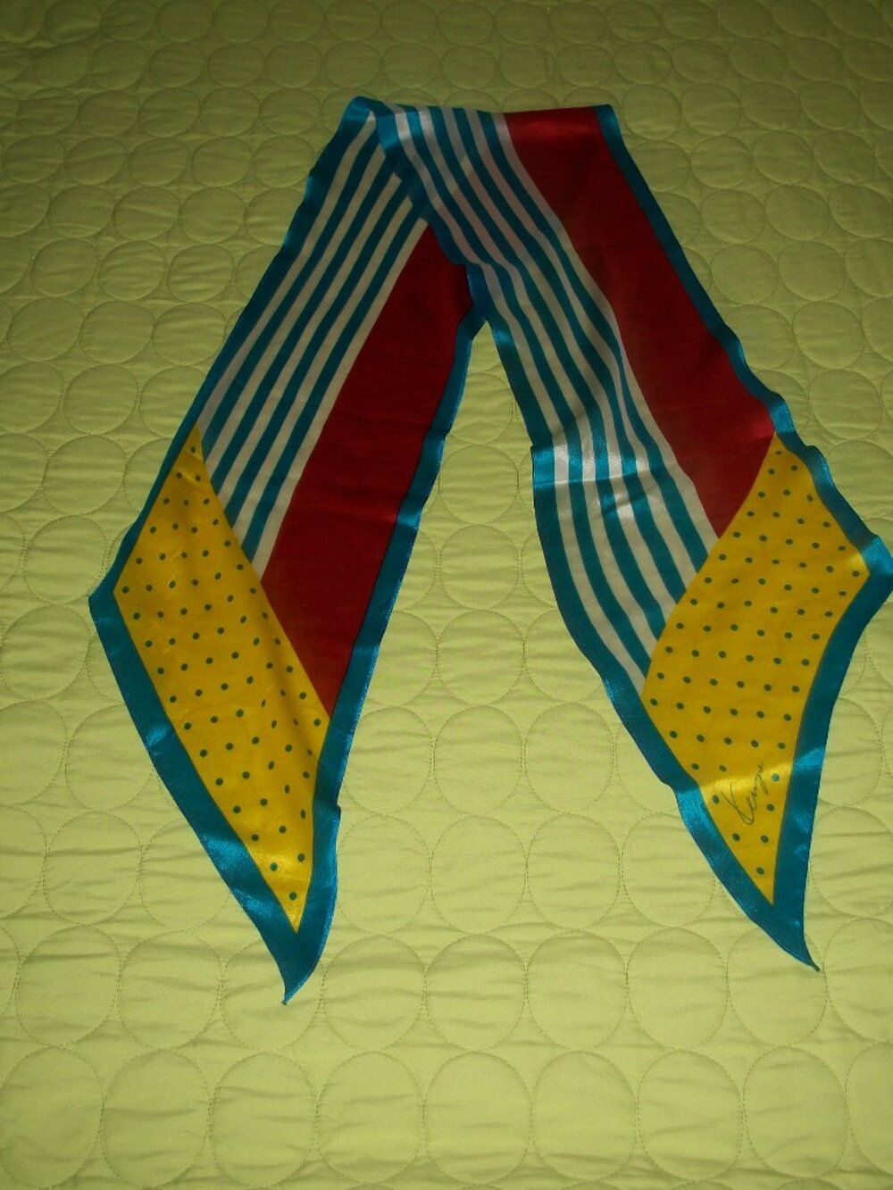 Kenzo 100% Silk Scarf